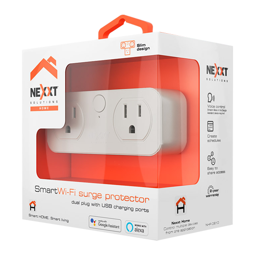 NexxtHome - Indoor Dual Plug